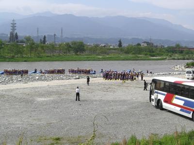 天竜川でラフティング_長野県飯田市3