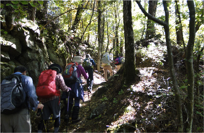 陣馬形山登山 イメージ01